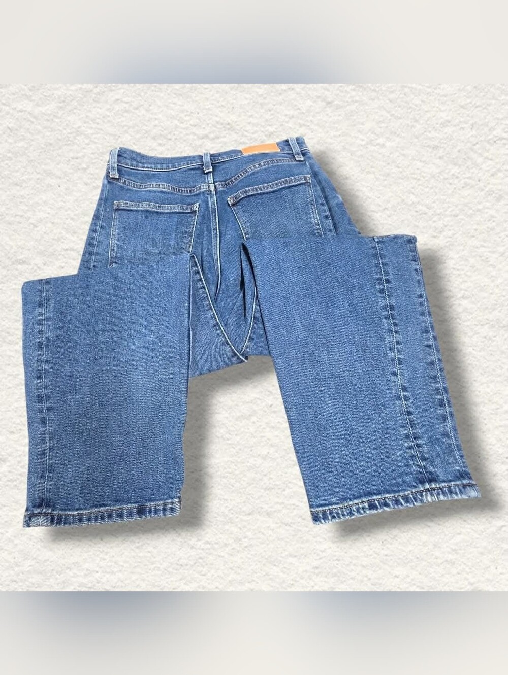 pistola Light Blue Cropped BARREL-Leg Women’s Jeans - Picture 2 of 4